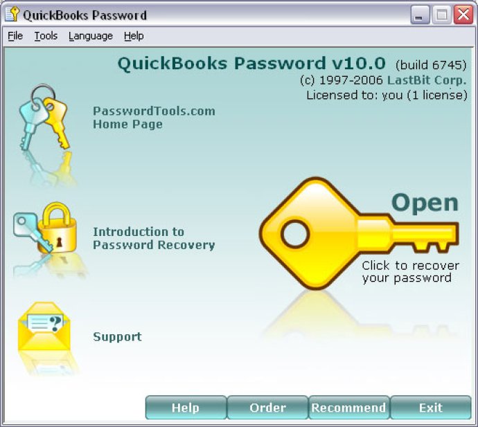 LastBit QuickBooks Password Recovery
