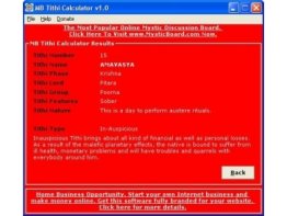 MB Tithi Calculator