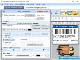Shipping Barcode Maker Program