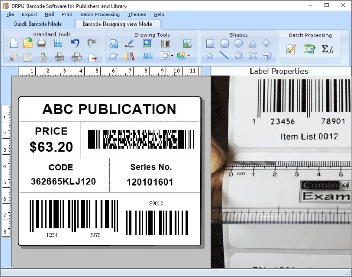 Excel Barcode Labeling for Publishers