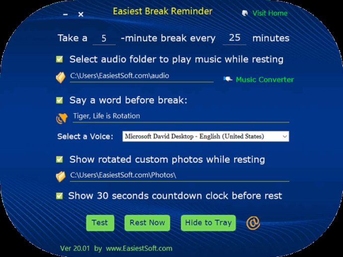 Easiest Break Reminder for Windows