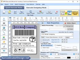 Retail Inventory Control Barcode Maker