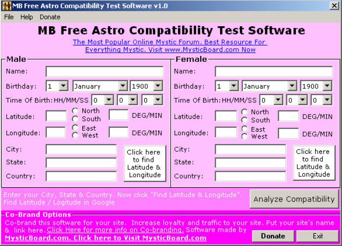 MB AstroNumero Match Software