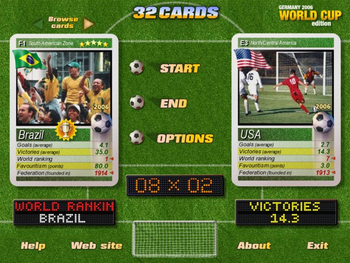 32 Cards World Cup Edition 32 Cards World Cup Edition