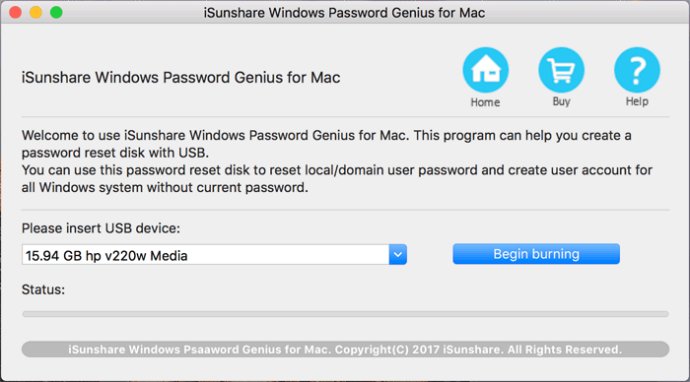 iSunshare Password Genius for Mac