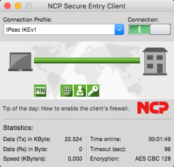 NCP Secure Entry Client for macOS