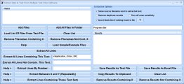 Extract Data & Text From Multiple Text Files Software