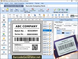 Postal Mail Barcode Fonts