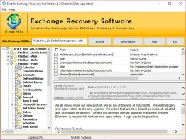 Recovery of Exchange EDB Data