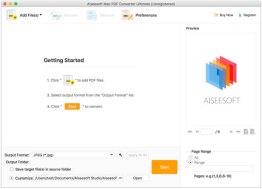 Aiseesoft Mac PDF Converter Ultimate