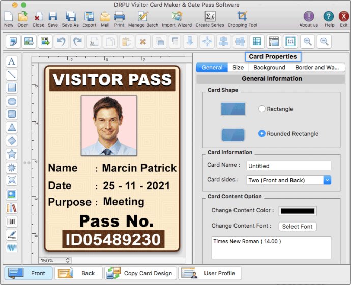 Security Gate Pass Maker for Apple Mac