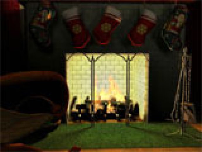 Free Fireplace 3D Screensaver
