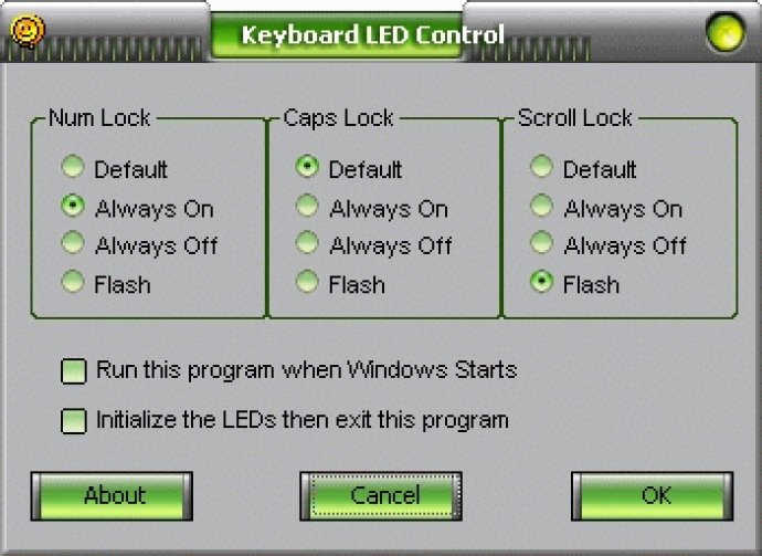 Keyboard LED Control