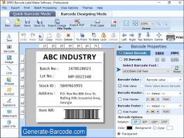 Barcode Label Maker Software