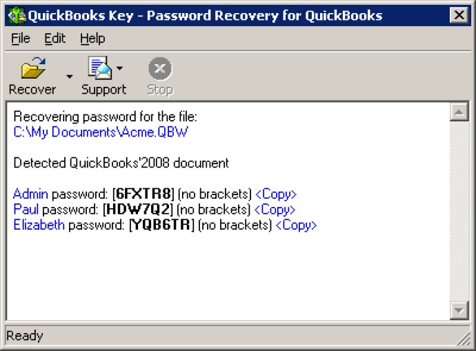 QuickBooks Key