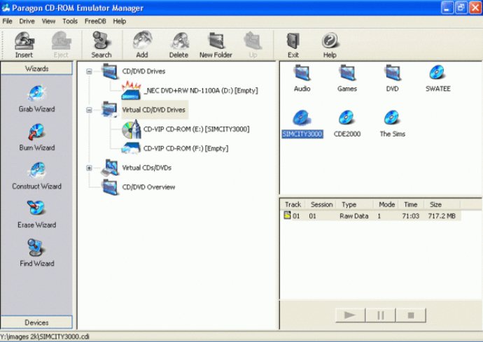 Paragon CD-ROM Emulator Network