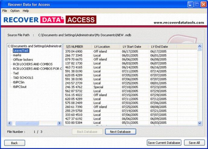 Access Database Repair Software