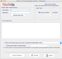 MailVita EML to G Suite Importer for Mac
