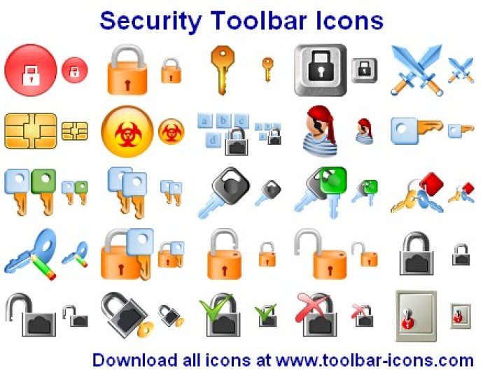 Security Toolbar Icons