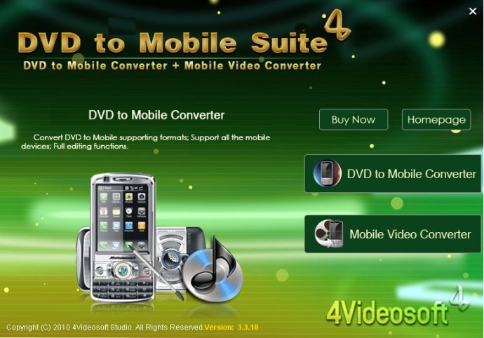 4Videosoft DVD to Mobile Suite
