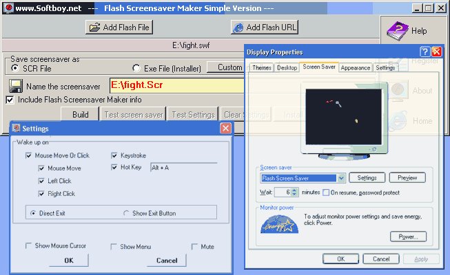 Flash Screensaver Maker Simple Version Flash Screensaver Maker Simple Version