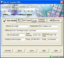 PAL PC Tracker Lite