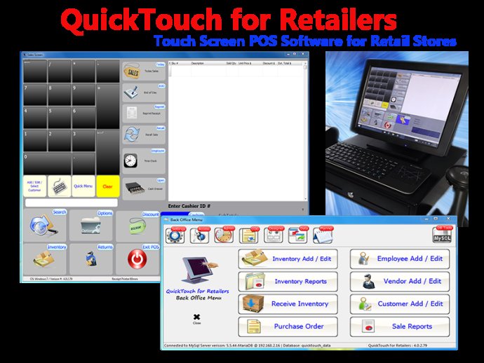 QuickTouch for Retailers POS Software