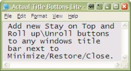 Actual Title Buttons Lite