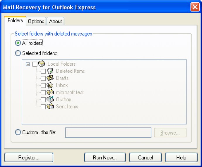Mail Recovery for Outlook Express