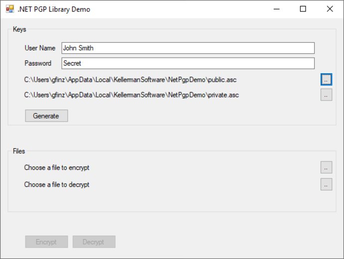.NET PGP Library