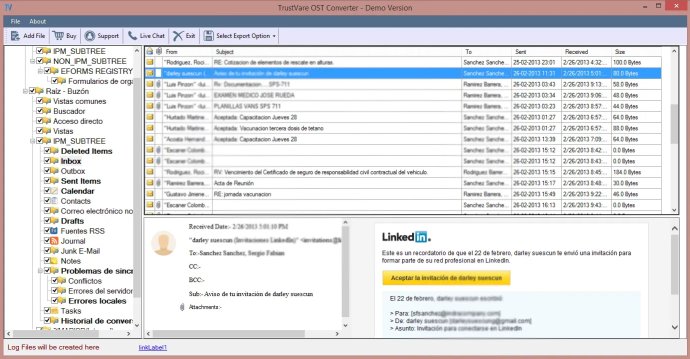 TrustVare OST to MSG Converter TrustVare OST to MSG Converter