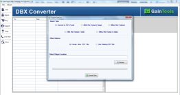 GainTools DBX to PST Converter