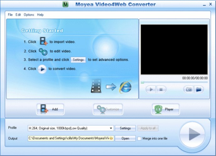 Moyea Video4Web Converter