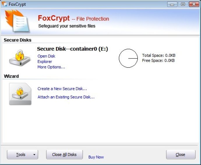 FoxCrypt File Protection standard
