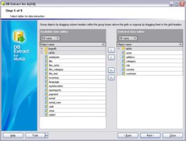 EMS DB Extract for MySQL