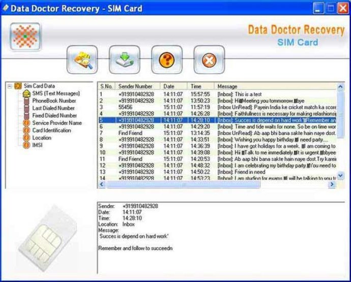 SIM Card Information Rescue Tool