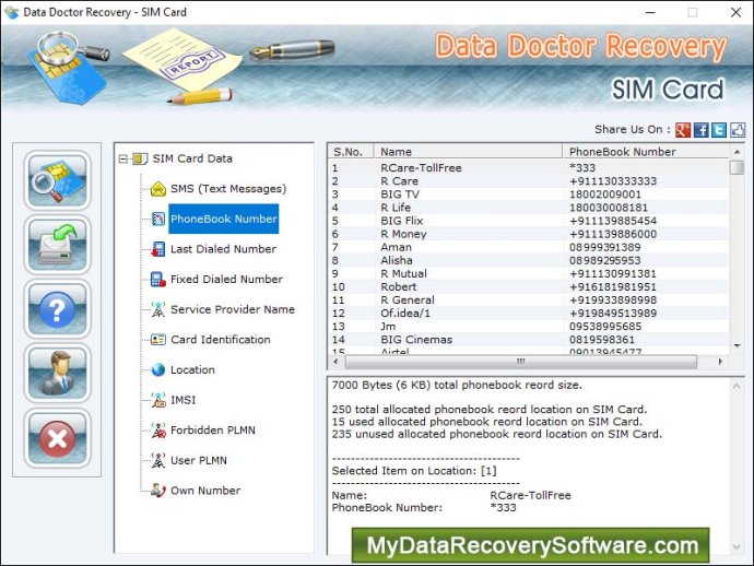 Recover SIM Card Data
