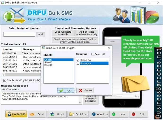 Bulk SMS Delivery Status Service