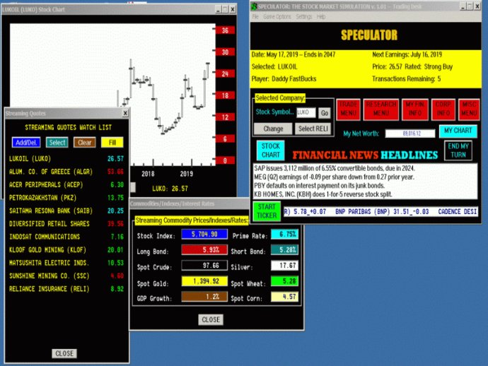 Speculator: The Stock Trading Simulation