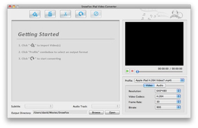 SnowFox iPad Video Converter for Mac