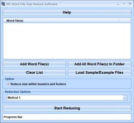 MS Word File Size Reduce Software