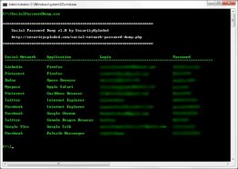 Social Password Dump