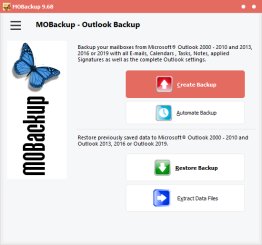 MOBackup - Outlook Backup Software