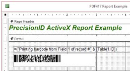 ActiveX 2D DataMatrix and PDF417