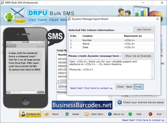Bulk SMS Customization Software