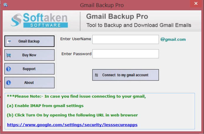Softaken Gmail Backup Tool