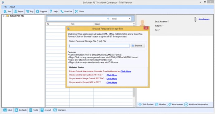Outlook PST to EML Converter