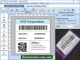 Business Barcode Software