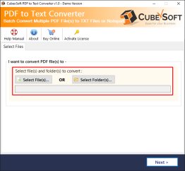 CubexSoft PDF to Text Converter