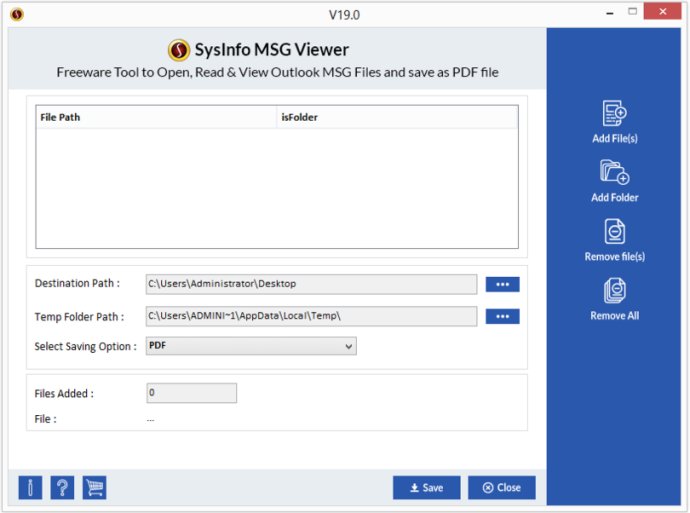 SysInfo MSG Viewer